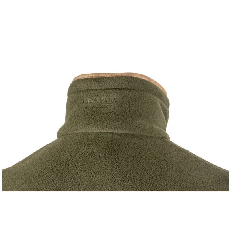 Vesta de lână Jack Pyke Countryman Fleece Gilet Pheasant, culoare oliv închis