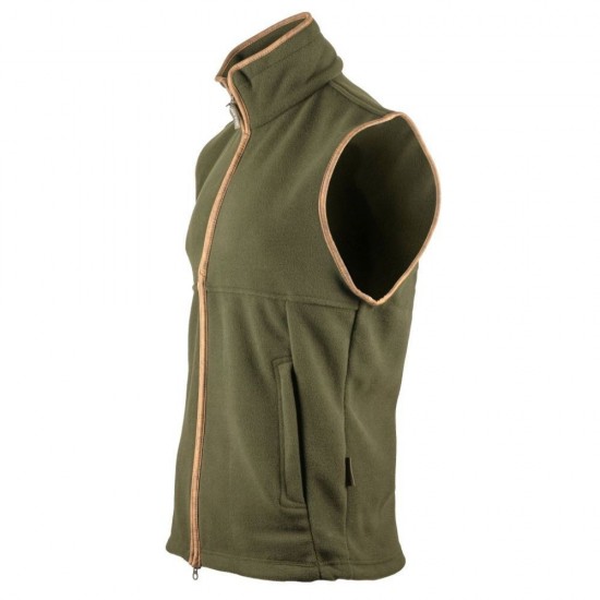 Vestă Jack Pyke Countryman Fleece Gilet, oliv închis