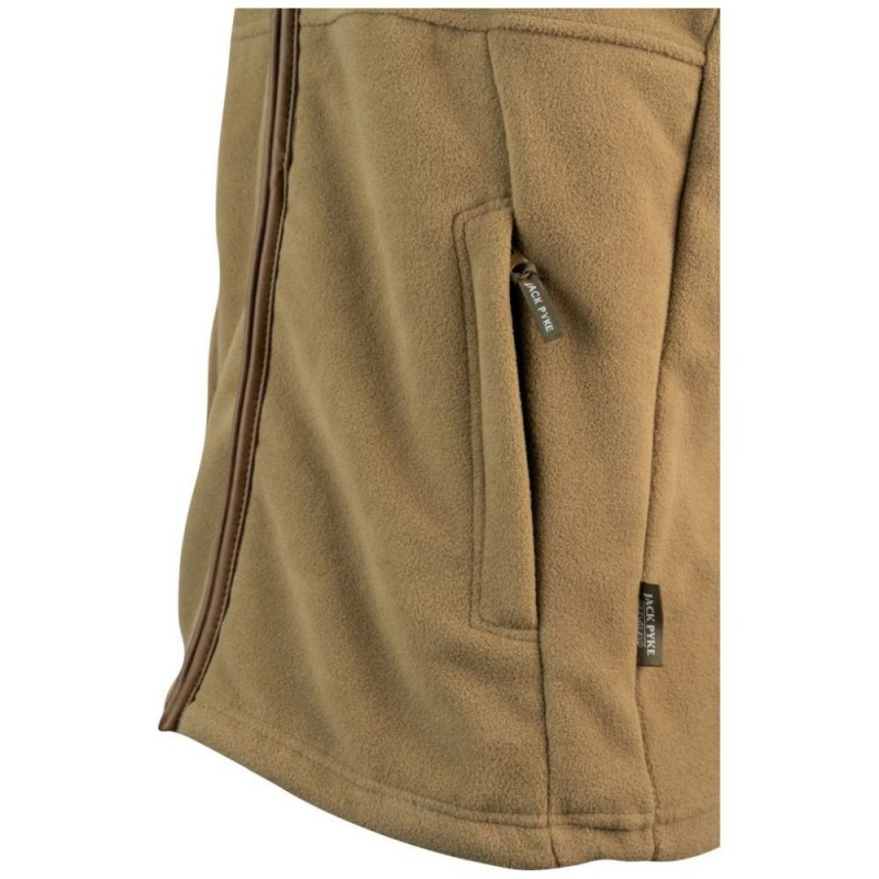 Vestă Jack Pyke Countryman Fleece Gilet, culoare bej