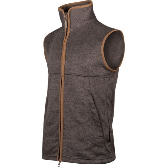 Jack Pyke Melange Fleece Gilet Brown L