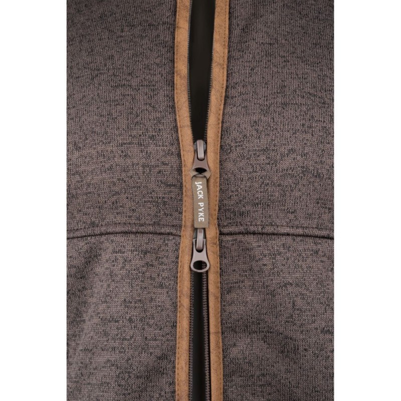Jack Pyke Melange Fleece Gilet Brown L