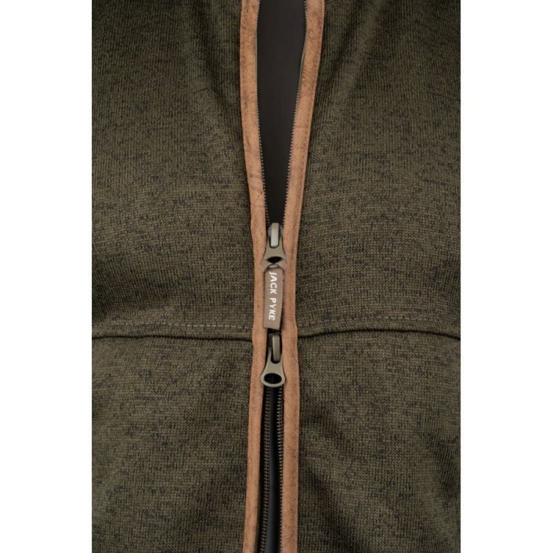 Jack Pyke Melange Fleece Gilet Dark Olive L
