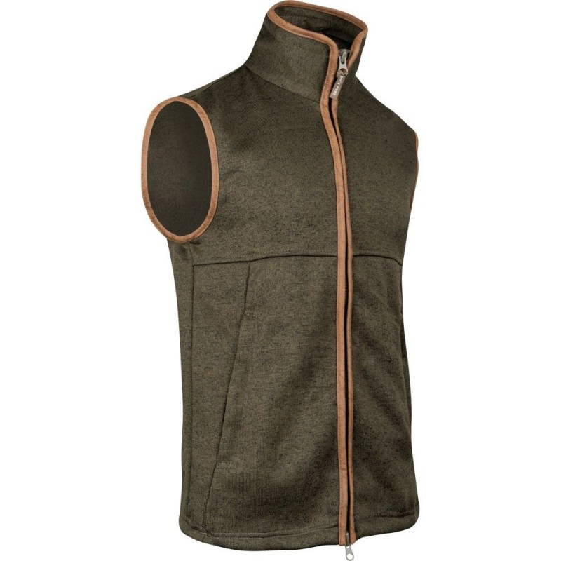 Jack Pyke Melange Fleece Gilet Dark Olive L