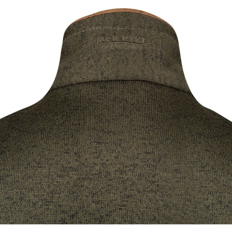 Jack Pyke Melange Fleece Gilet Dark Olive L