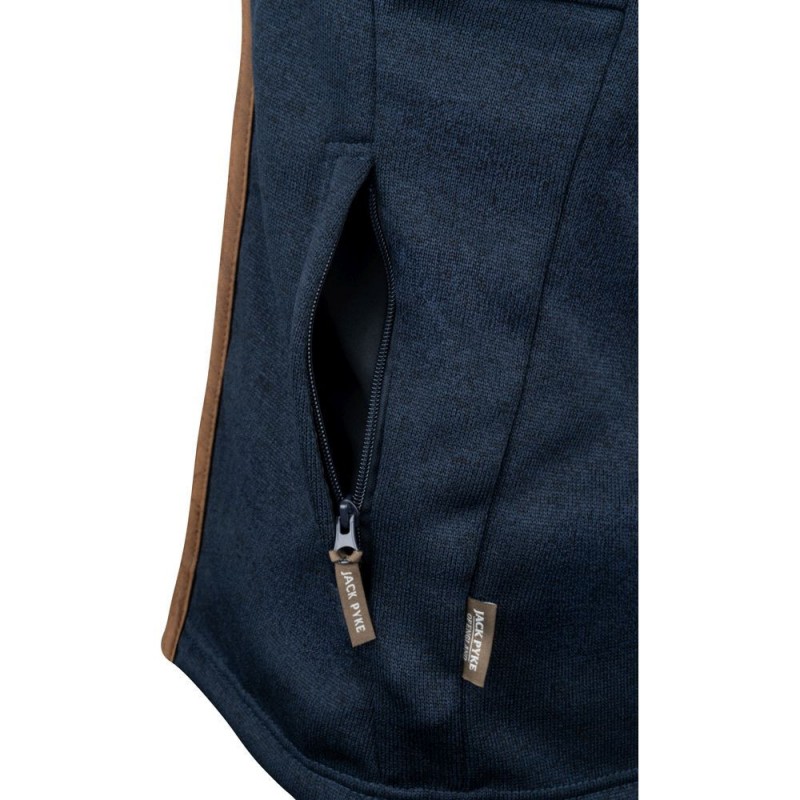 Jack Pyke Melange Fleece Gilet Navy L