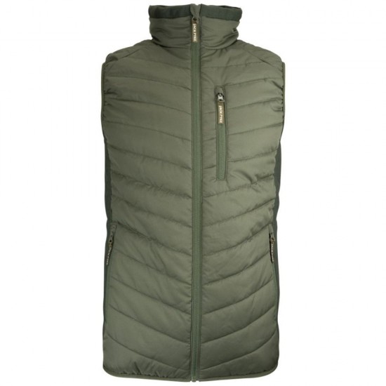Vesta matlasata fleece Jack Pyke Hybrid, culoare verde