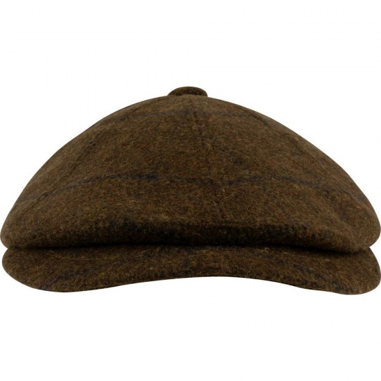 Jack Pyke Newsboy Cap Brown Tweed 57