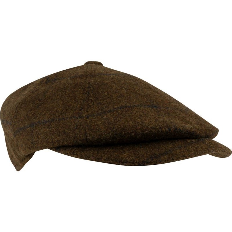 Jack Pyke Newsboy Cap Brown Tweed 57
