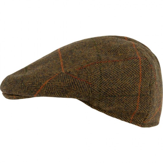 Șapcă Blend Wool Jack Pyke din amestec de lână, tweed, maro