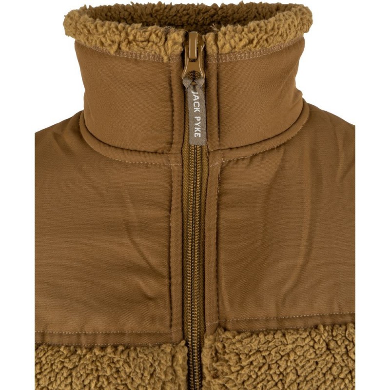 Jachetă din polar Sherpa Jack Pyke GEN 2, camel