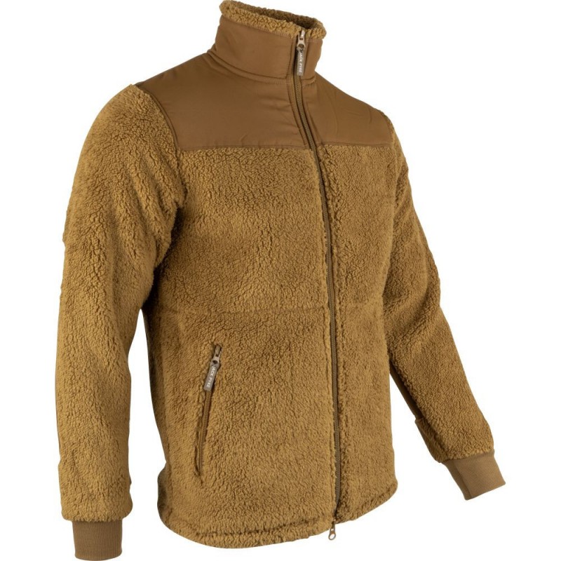 Jachetă din polar Sherpa Jack Pyke GEN 2, camel
