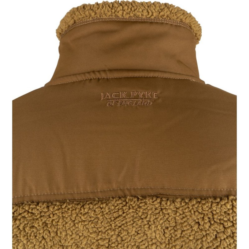 Jachetă din polar Sherpa Jack Pyke GEN 2, camel