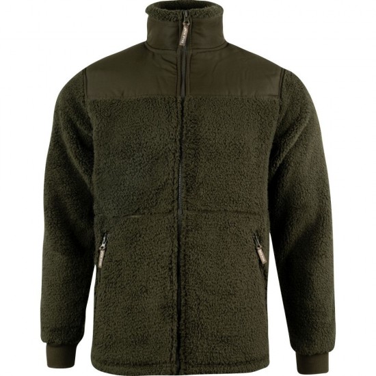 Jachetă din polar Sherpa Jack Pyke GEN 2, oliv închis