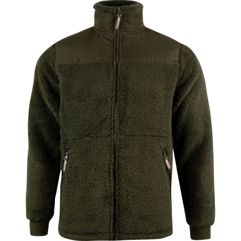 Jachetă din polar Sherpa Jack Pyke GEN 2, oliv închis