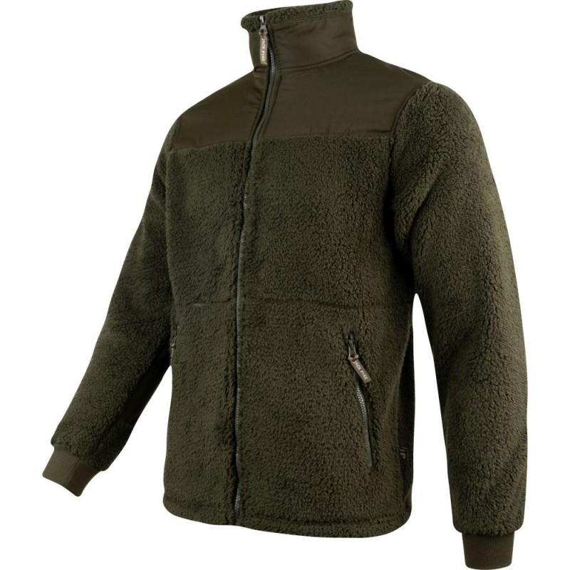 Jachetă din polar Sherpa Jack Pyke GEN 2, oliv închis
