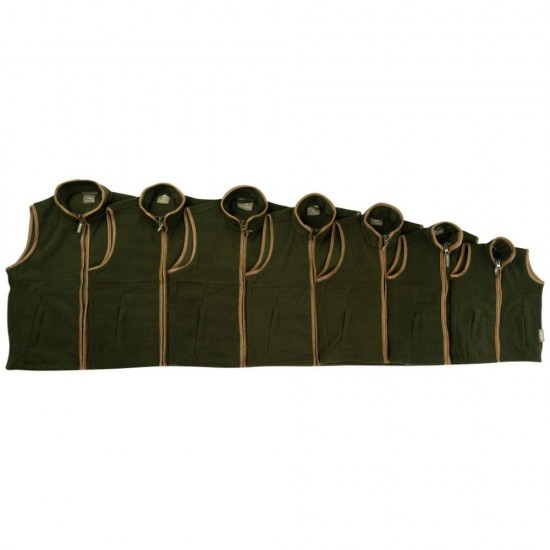 Vesta Fleece Jack Pyke Junior Countryman Dark Olive L