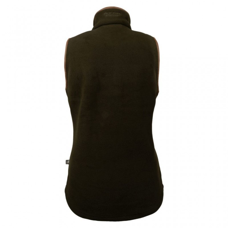 Jack Pyke Ladies Countryman Fleece Gilet Dark Olive XS