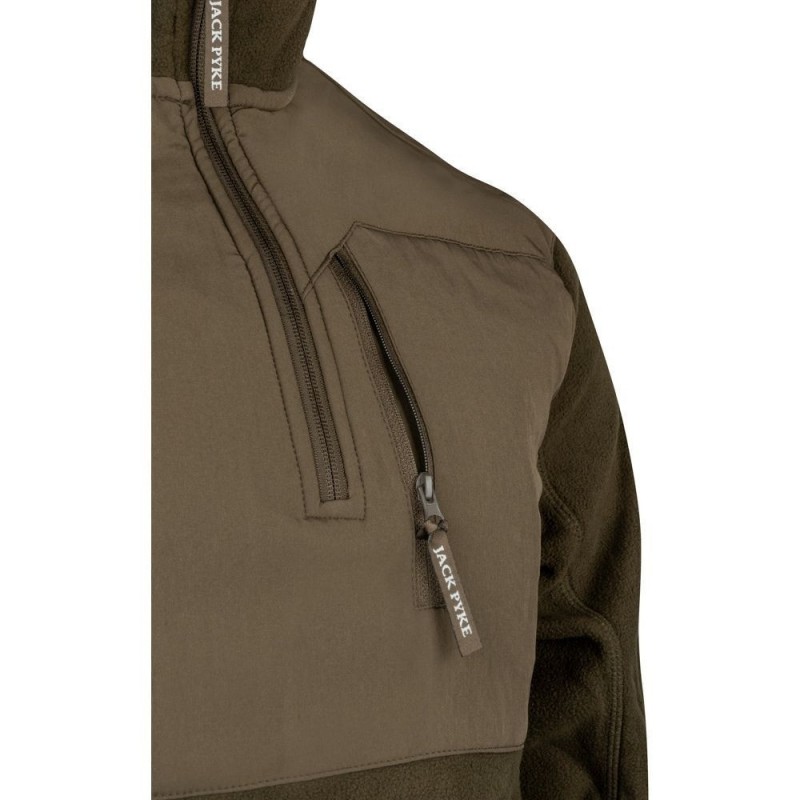 Pulover Fleece Jack Pyke Rannock – Olive Închis