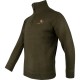 Pulover Jack Pyke cu Motiv Fazan și Semi-Fermoar – Olive Închis