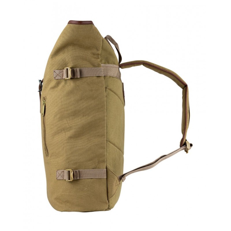 RUCSAC EXTENSIBIL CANVAS DIN BUMBAC CU DENSITATE MARE JACK PYKE,  CU CLAPETĂ PLIABILĂ, MARO DESCHIS