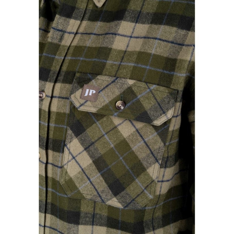 Cămașă din Flanel Gros Jack Pyke Bleasdale – Verde