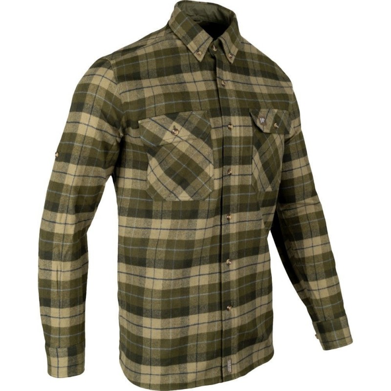 Cămașă din Flanel Gros Jack Pyke Bleasdale – Verde