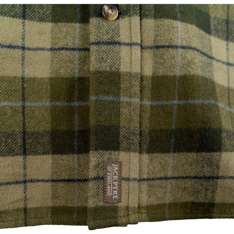 Cămașă din Flanel Gros Jack Pyke Bleasdale – Verde