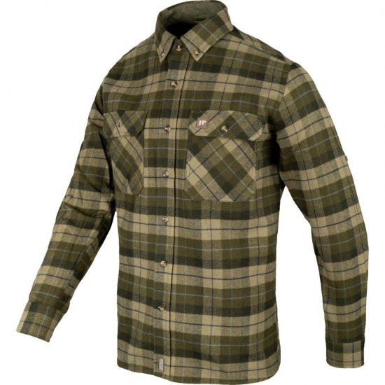 Cămașă din Flanel Gros Jack Pyke Bleasdale – Verde