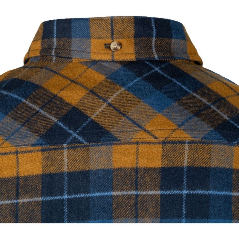 Cămașă Flanel Groasă Jack Pyke Bleasdale – Bleumarin/Ruginiu