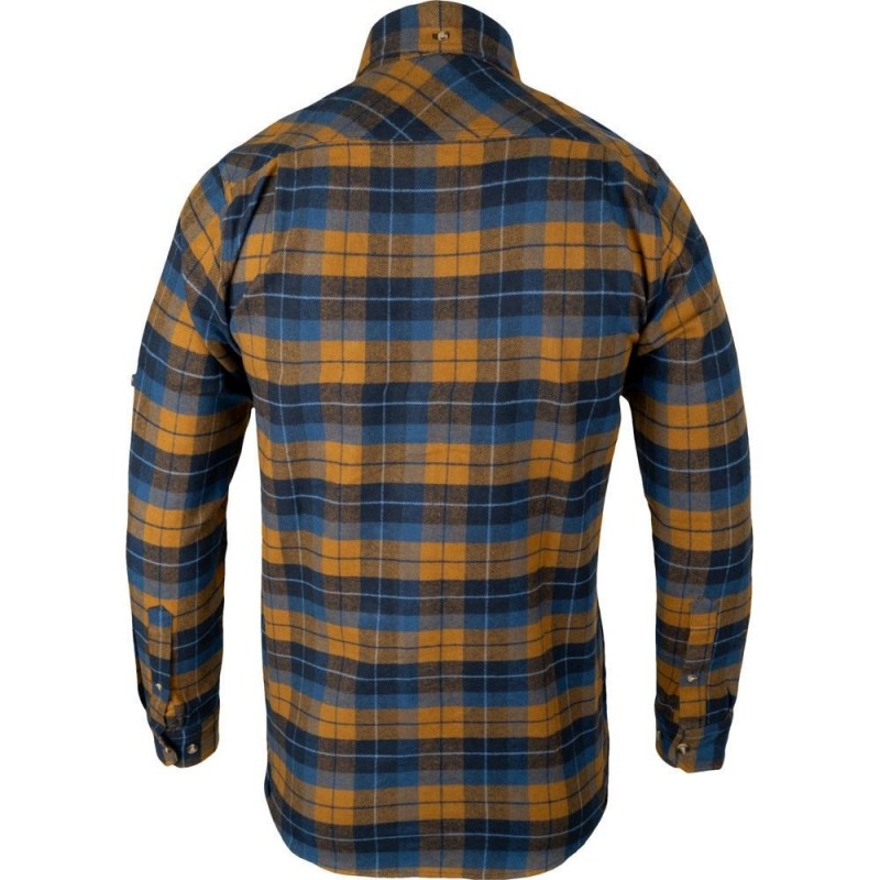 Cămașă Flanel Groasă Jack Pyke Bleasdale – Bleumarin/Ruginiu