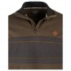 Jack Pyke Contrast Half Zip Sweatshirt Green L