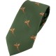 Cravata de vanatoare Jack Pyke cu fazan – culoare verde