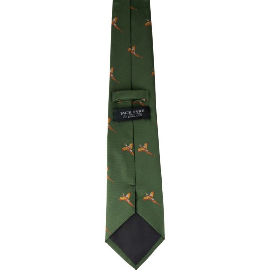 Cravata de vanatoare Jack Pyke cu fazan – culoare verde