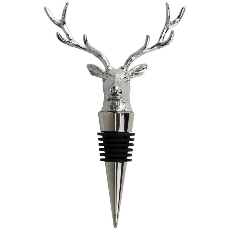 DOP CERB PENTRU STICLA DE VIN, ZINC ȘI SILICON, 15.5x8.5x3 cm