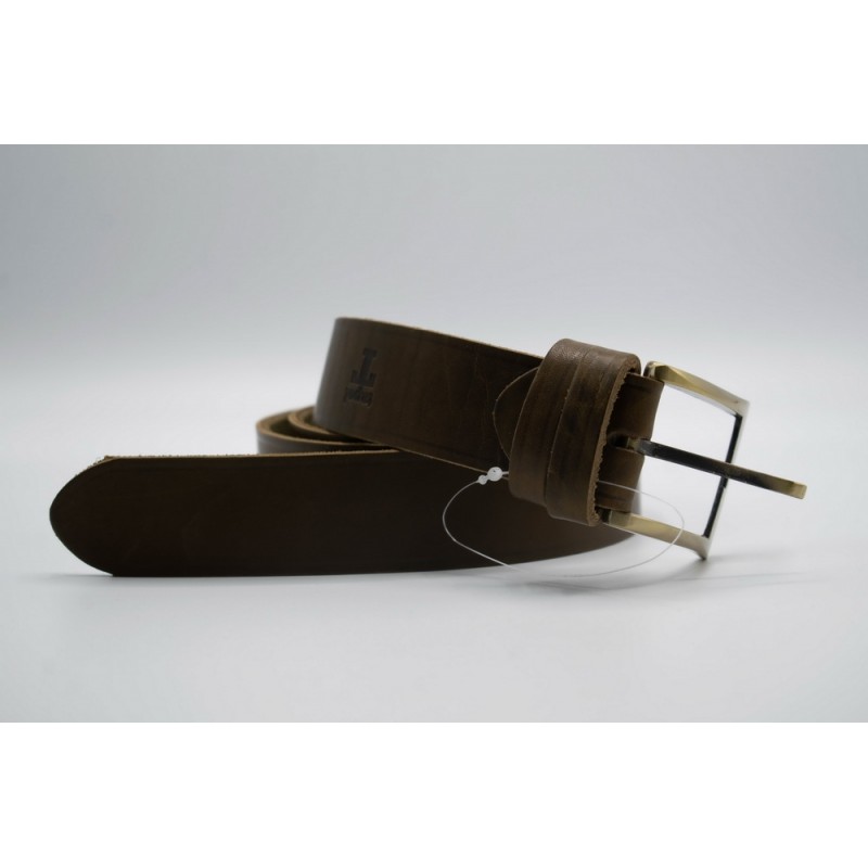 Curea pantaloni din piele blanc bovina