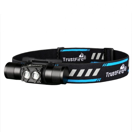 LANTERNĂ FRONTALĂ CU LED H5R TRUSTFIRE, 600 LM REÎNCĂRCABILĂ, BANDĂ ELASTICĂ AJUSTABILĂ