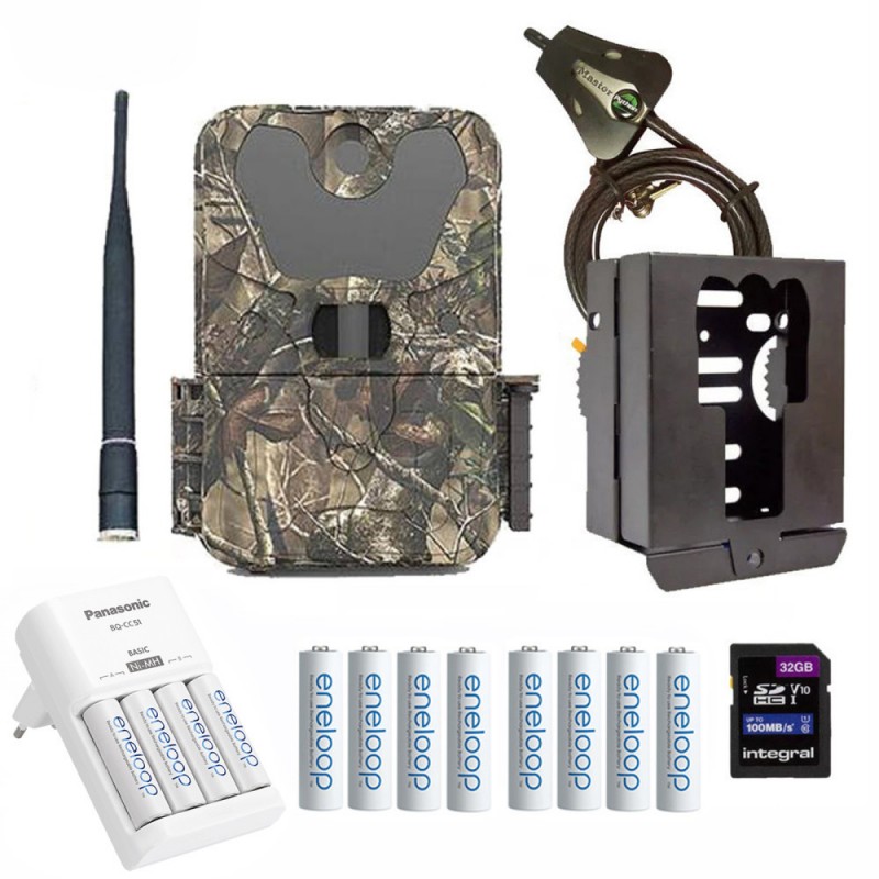 Set complet camera de vanatoare UOVision UM785-4G LTE cu functie cloud