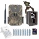 Set complet camera de vanatoare UOVision UM785-4G LTE cu functie cloud