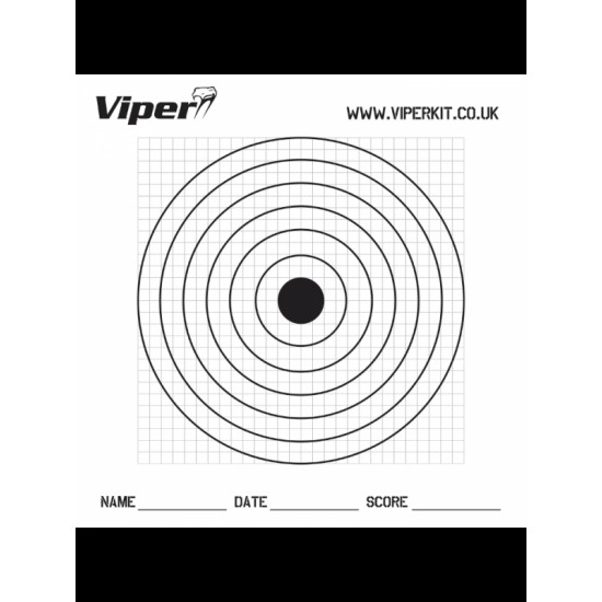 Tinta de hartie Viper, 100 bucati, 17.5x17.5 cm, alb/negru
