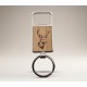Breloc din bambus cu deschizător gravat cu laser