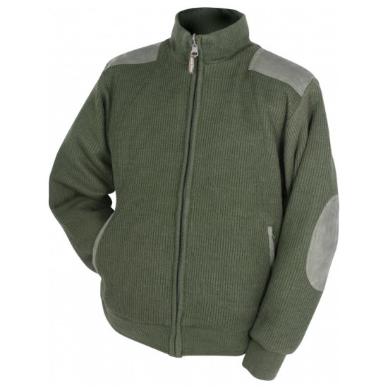 Pulover Revers. Cu Fermoar JackPyke Verde