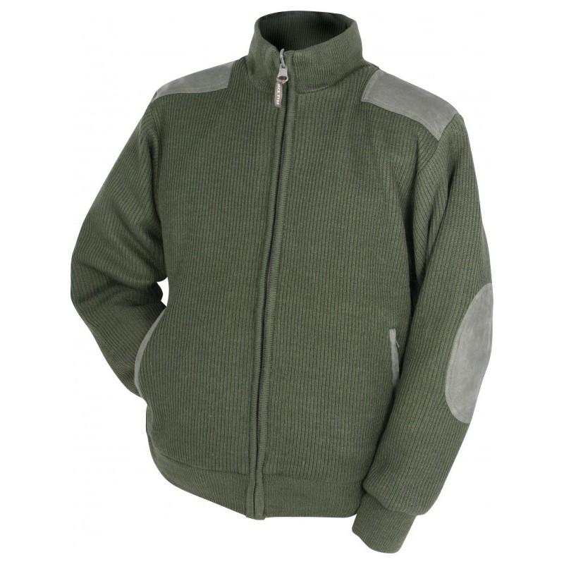 Pulover Revers. Cu Fermoar JackPyke Verde