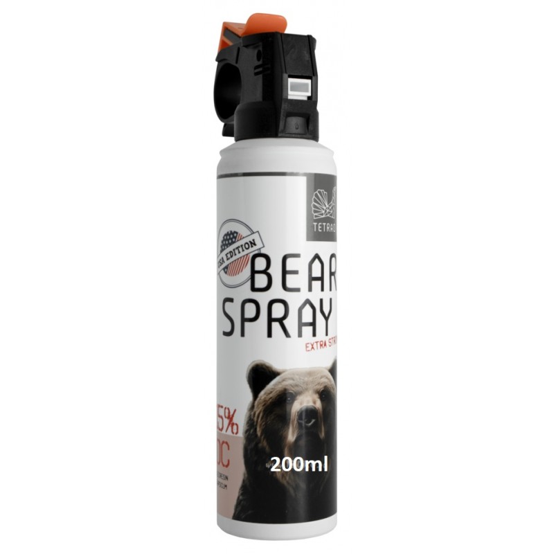 Spray de apărare împotriva urșilor TETRAO Bear Spray SUA edition 200 ml