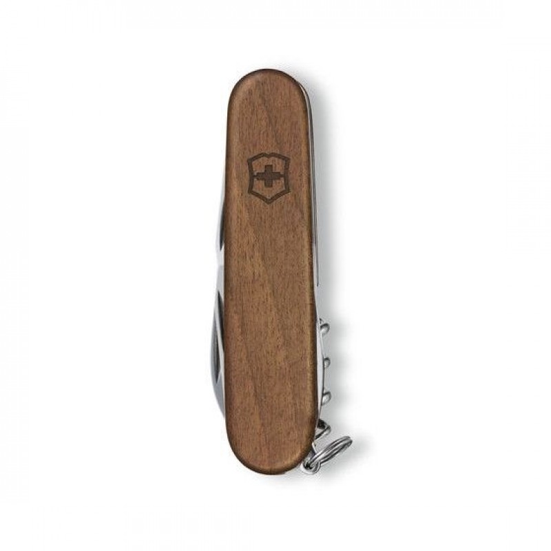 Briceag multifunctional Victorinox Spartan maner lemn nuc - 12 functii 
