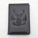 Portcard RFID din piele ecologică gravat laser